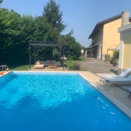 منزل للإقامة Con Piscina Tenuta Bricchetto Castagneto Po